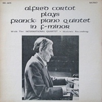 Recital Records : Cortot - Franck Piano Quintet